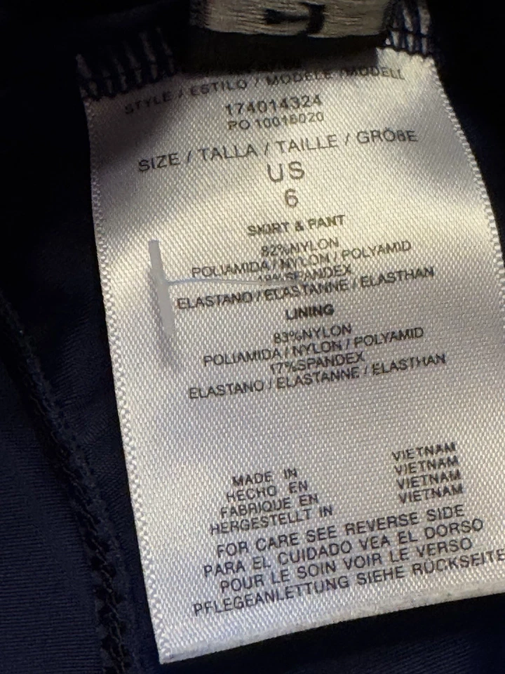 Minifalda de baño Talbot's azul marino talla 6 Foto 4 de 4