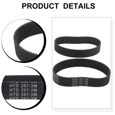 2 PCS Qualit?ts Gummi Riemen 267x17mm F??r Gho 36-82 C Gho 20-82 Zubeh?r