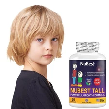 NuBest Tall Kids 60 Chewable Tablets, Support Healthy Bone Growth for Age 3-10