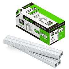 22 Gauge 71 Series 3/8" Crown Wide 3/8" Leg Length Galvanized Staples for Uphols