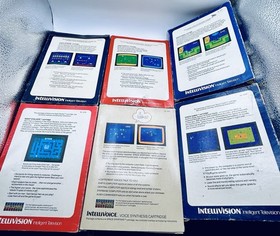 INTELLIVISION LOT OF 16 (CIB)COMPLETE IN THEIR BOXES CLEANED & TESTED 3/11/26 VG