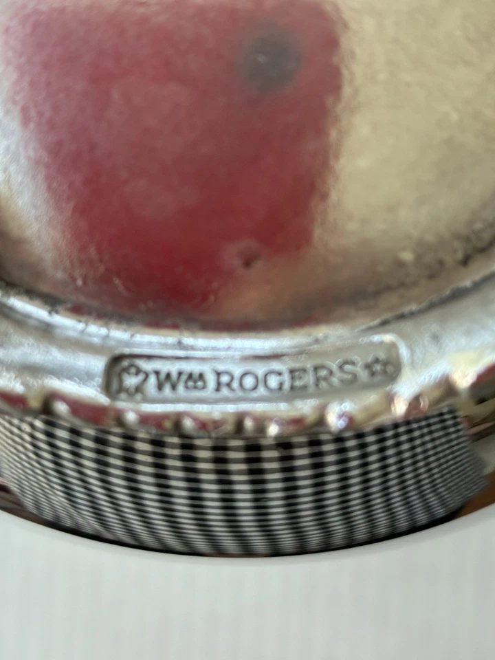 Jarra de agua vintage plateada 817 William Rogers 196O’s Foto 4 de 4