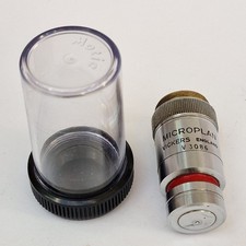 Vickers  Microplan Oil 100x 1.25 Spring Tip Microscope Objective With Case