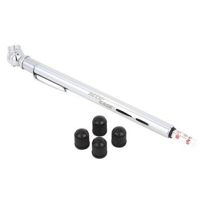 #ad Pencil Tire Pressure Gauge 10 75 PSI Heavy Duty Stainless Steel Precision Tool $3.99