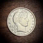 KEY DTAE GEM - 1898 Barber Quarter – 90% Silver US Coin - AU+++ GREAT LUSTER