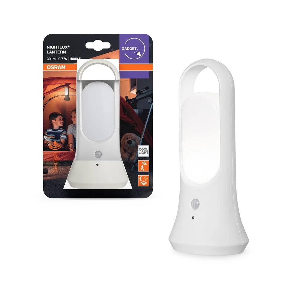 OSRAM mobiles LED Nachtlicht mit Bewegungs- und Tageslichtsensor, neutralweiß - Bild 4 von 4