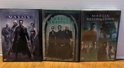 The Complete Matrix Trilogy 3-DVD  Set Matrix, Reloaded & Sealed Revolutions