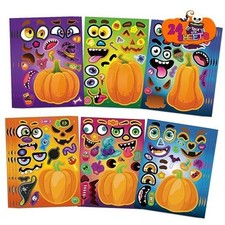 Halloween Stickers for Kids - Make a Pumpkin Face Stickers Halloween Pumpkins