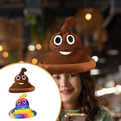 Poop Kostüm Hut Cartoon Charakter Kopfbedeckung für Jungen Mädchen
