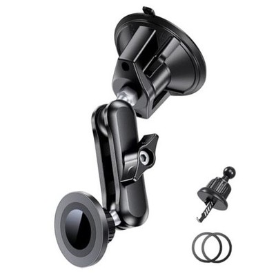 Magnetic Car Phone Holder [3-in-1] for Dashboard, Windshield & Vent, with 