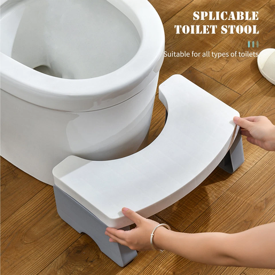 Detachable Toilet Stool With Non-Slip Base Splicable Potty Step Stool GDUS - Image 2 of 4