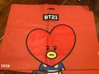 BTS BT21 TATA VAN Alien Large Shopping Bag set of 2 Pre-Owned 26.5" x 21.25" — photo 3