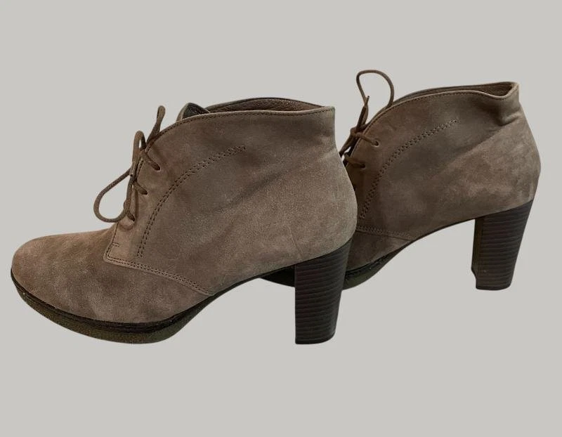 Women Gabor Ankle Boots Beige Suede 38.5 - Bild 3 von 4