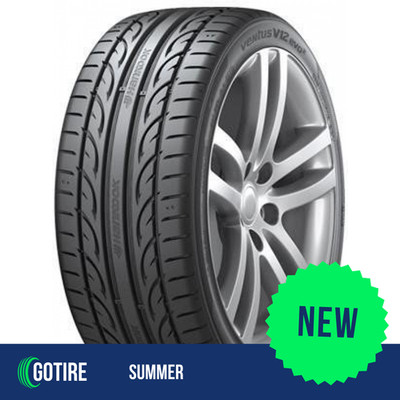 1 X New - 225/40ZR18 Hankook Ventus V12 EVO2 K120 92Y