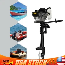 3HP 4 Stroke Outboard Motor Fishing Boat Engine Air Cooling For Outdoor CDI