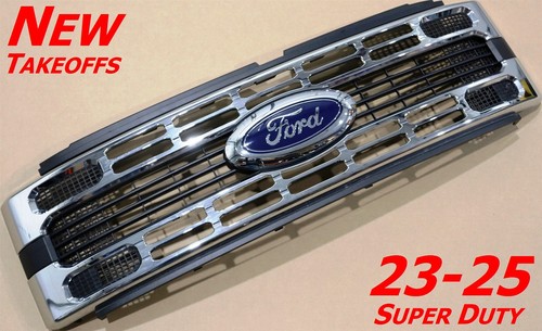 23-26 Ford Super Duty XLT Grille Chrome PC3Z8200BB OEM