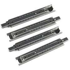 2 Pairs 9" Full Extension Ball Bearing Telescopic Drawer Slides Slide Rails (9 i