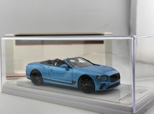 TSM 1/43 Bentley Continental GT Speed Convertible 2022 Blue resin car model