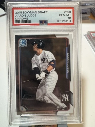 2015 Bowman Draft - Chrome Aaron Judge #150 (RC) PSA 10