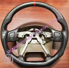 For Jeep Wrangler Tj Carbon Fiber Steering Wheel 2003-2006 Ysbuttons