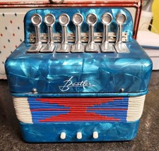 Vintage Toy Accordion by Bestler Tested Works Great In Excellent Condition