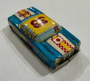 Vintage 1950s Friction Toy #33 Race Car - Made in Japan - 3 1/4” across