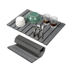 Stone Drying Mat for Kitchen Counter,24"x16" Large Dish Drying 24" x 16"