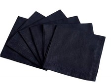 RDS HANKYTEX Men's Handkerchiefs,100 Soft Cotton,Black Hankie,Pack of 6