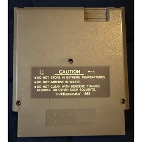 Back to the Future Nintendo NES 1989 LJN Power Play Series Video Game Cartridge