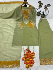 Pakistani Indian Bollywood Party Heavy Floral Salwar ReadyMade Anarkali Gown