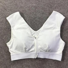 Tommie Copper Shoulder Support Sports Bra Womens Large Compression Activewear Gy