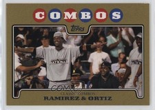 2008 Topps Update Classic Combos Gold /2008 Hanley Ramirez David Ortiz HOF 12zm