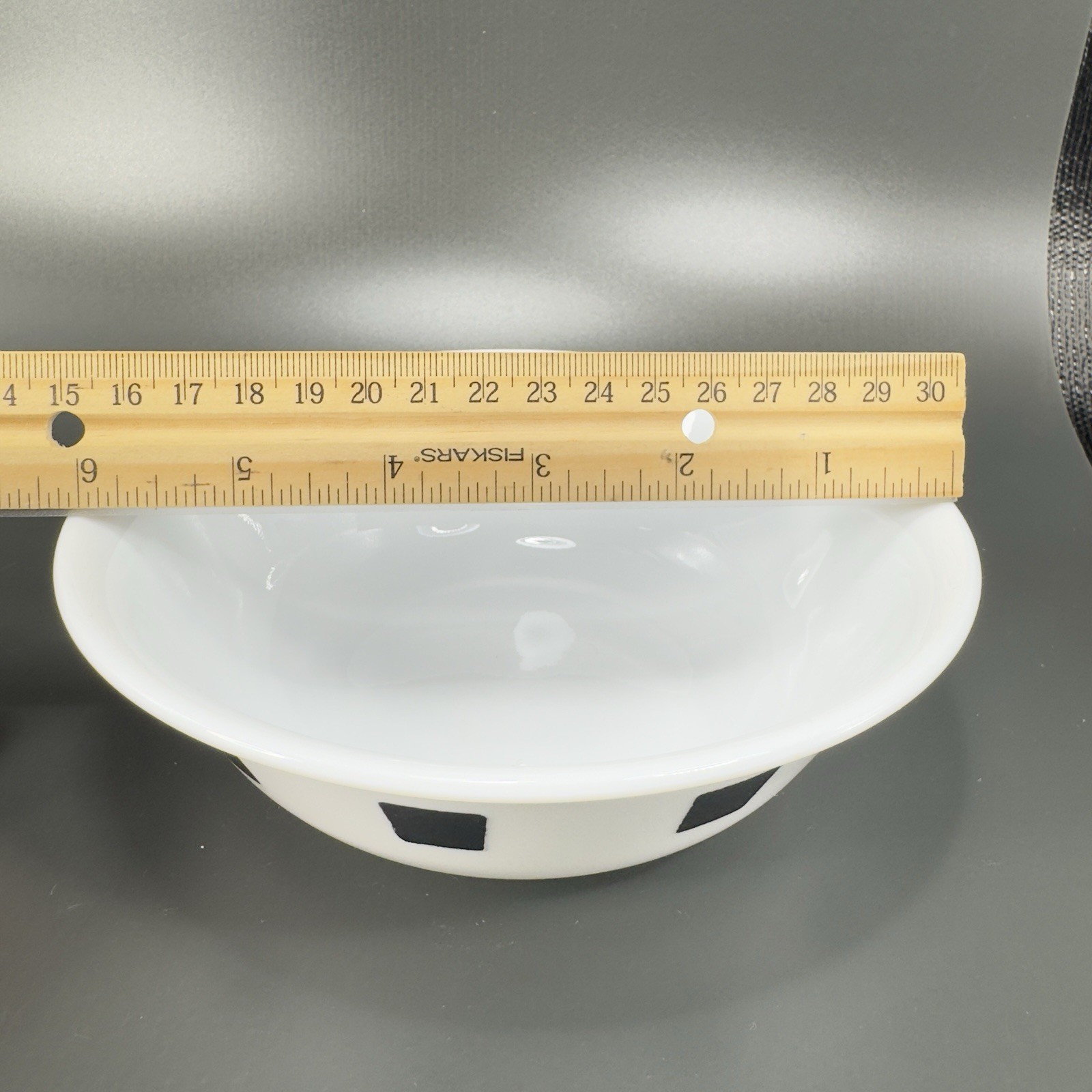 Corelle Urban Black Glass Plate And Bowl Set White Black Lines USA Bowl Plate