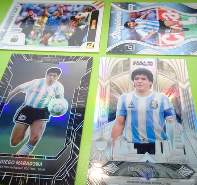 Fansmall Argentina 2022 Herock Panini Donruss 4x Diego Maradona The National - Bild 1 von 4
