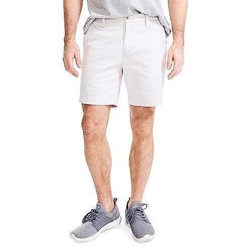 B81003 NAUTICA 6" DECK SHORT, Men's Size 34, Nautica Stone
