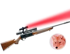 Orion H20-R 100 Yard Red Fox Coyote Hunting Light w/ Pressure Switch Rifle Mount