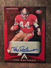 Tom Rathman 2021 Ascension Chronicles Auto #D /100 49ers SP Autograph