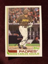 2017 Topps Archives #142 Padres Carlos Asuaje Rookie Baseball Card