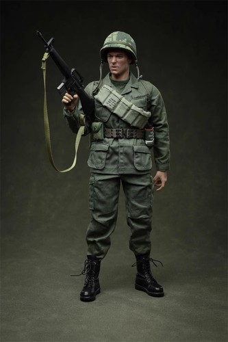 WHOHO TOYS 1/6 Male Soldier Vietnam War Male Soldier Action Figure Soldier Model - Picture 7 of 8