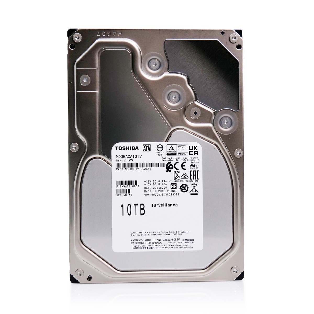 Toshiba MD06 10TB 7.2K RPM SATA 6Gb/s 3.5