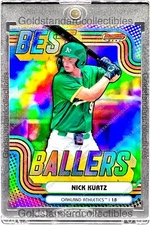 Nick Kurtz RARE ROOKIE REFRACTOR INVESTMENT CARD SSP BOWMAN CHROME ROY MINT