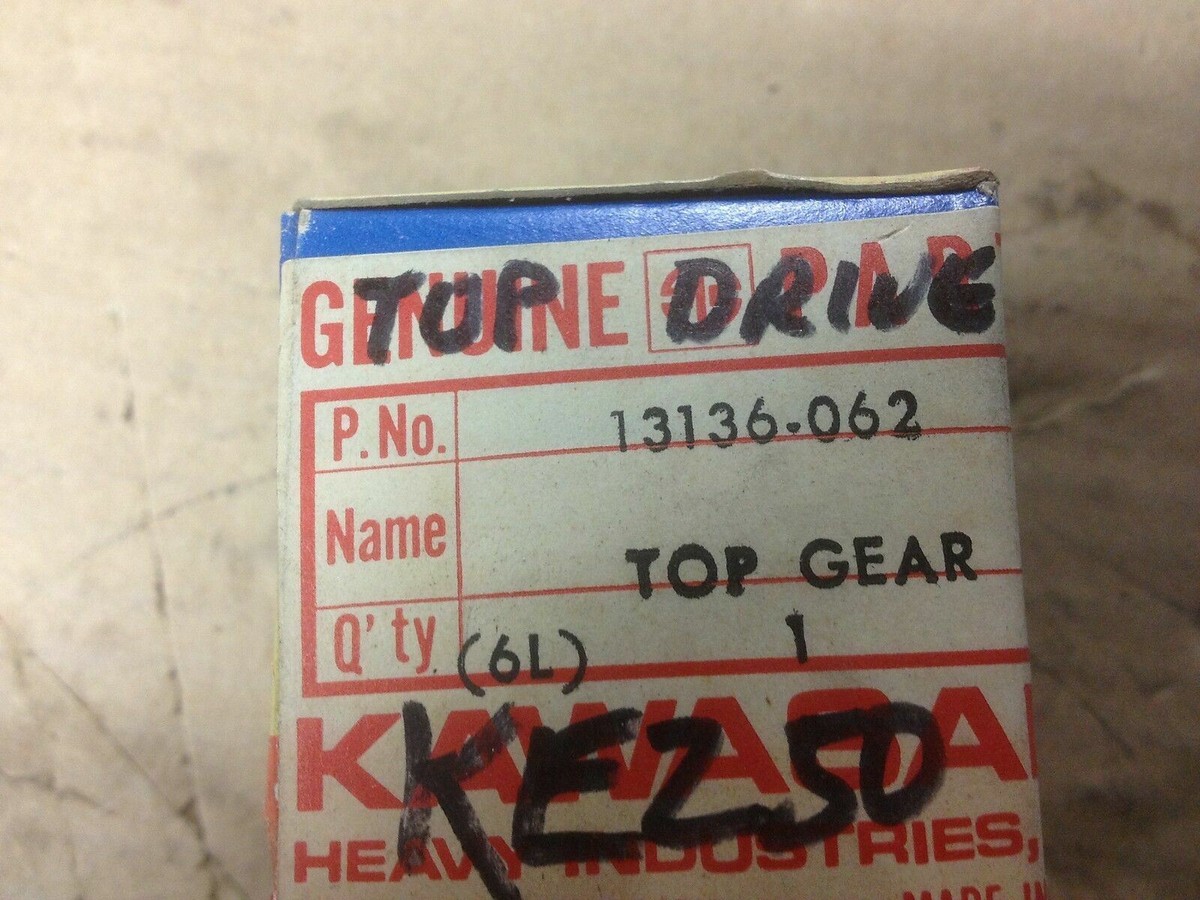 Gear Top Drive Shaft KE250 KE 250 13136-062 NOS Kawasaki | eBay