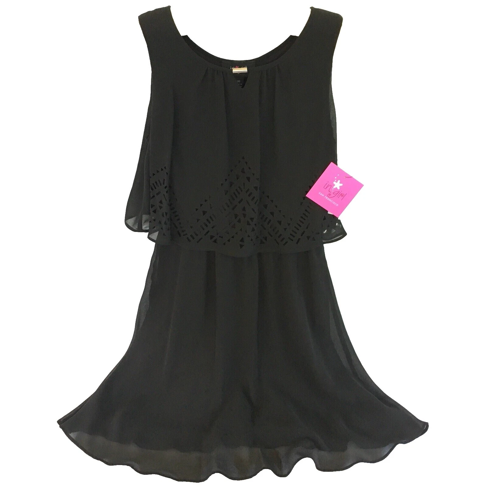 Party Black Size 10 Dresses for Girls