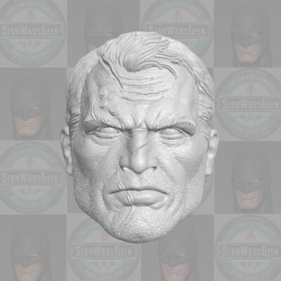 Captain Titus custom head for McFarlane Warhammer 40K & other action figures