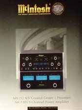 RARE McIntosh 1999 MX132/MC7205 50TH ANNIVERSARY 4 PAGE BROCHURE