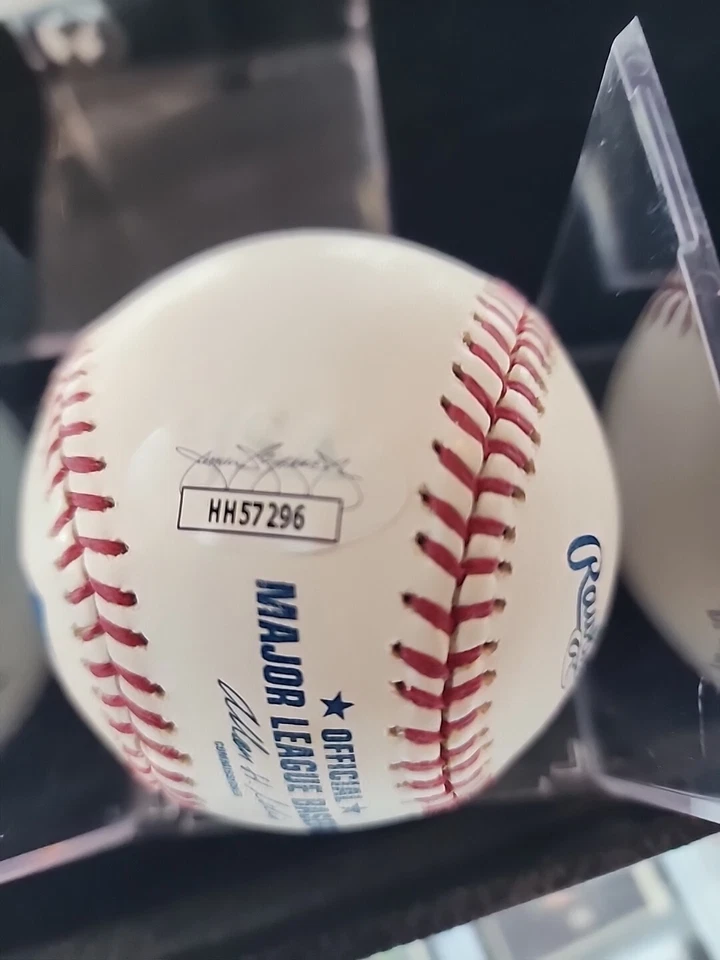 Joe Torre New York Yankees Autografiado OAL Béisbol (James Spence Certificado de Autenticidad) Foto 3 de 4