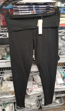 Victoria's Secret 10828016 Cotton High-Waist Leggings Sz XS - Black