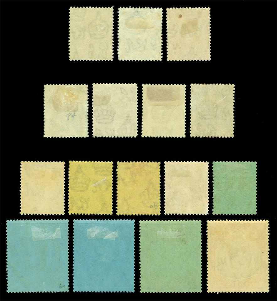 BERMUDA 1922-34 King GEORGE V ½p - 12sh6p Scott # 81-97 mint MH - Image 2 of 2