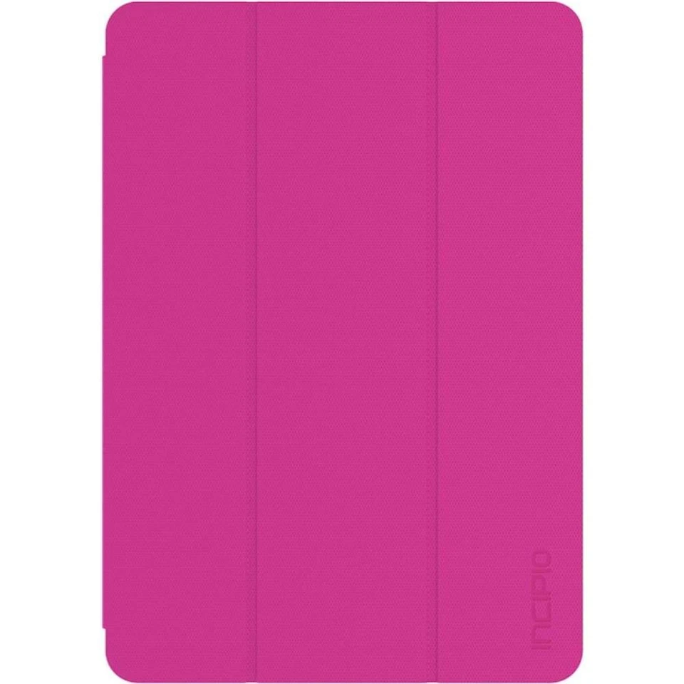 INCIPIO iPad Air 2 Snap On Folio Cierre Magnético Estuche Gamuza Microfibra Rosa Foto 3 de 4