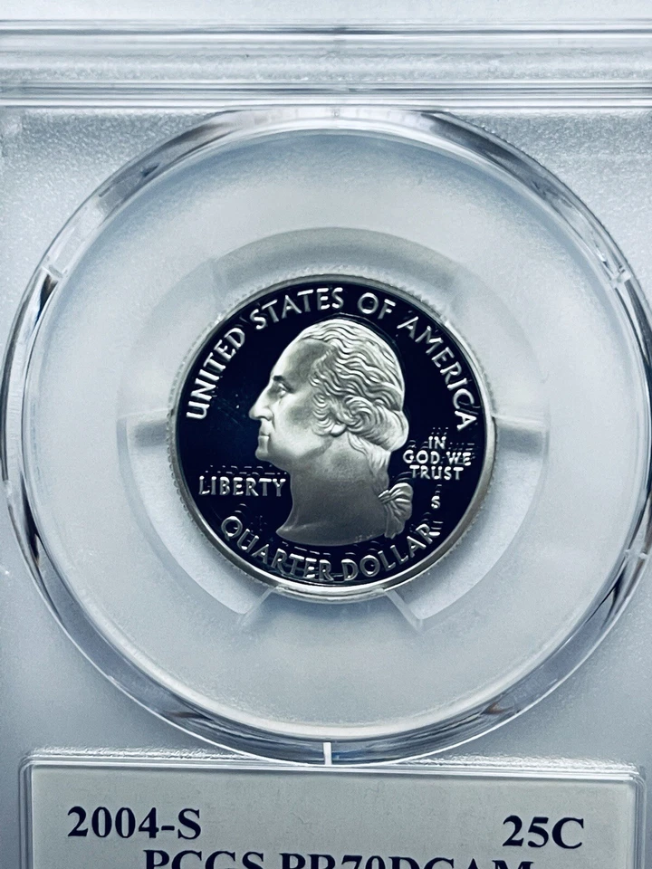 2004-S Wisconsin Statehood Silver Quarter PCGS PR70DCAM - Image 3 of 4